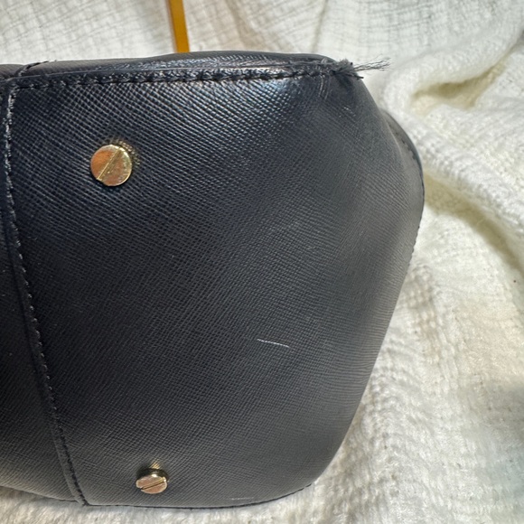 Tory Burch Black Leather Satchel work bag - Picture 11 of 13
